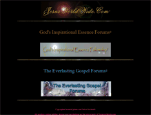 Tablet Screenshot of jesusworldwide.net